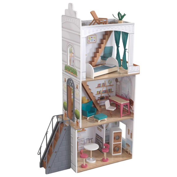 Căsuță pentru păpuși KidKraft Rowan 10238-MSN Căsuță / 3+ photo 1
