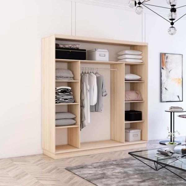 Dulap Mobildor-Lux Fox 230 x 60 x 240 / PAL / Stejar Sonoma photo 2