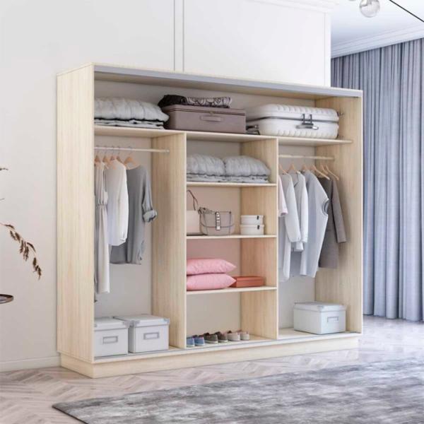 Dulap Mobildor-Lux Fox 240 x 60 x 200 / PAL / Stejar Sonoma photo 2
