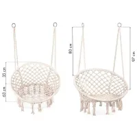 Fotoliu hamac Modern Home GW-076 Bumbac / 150 kg photo 4