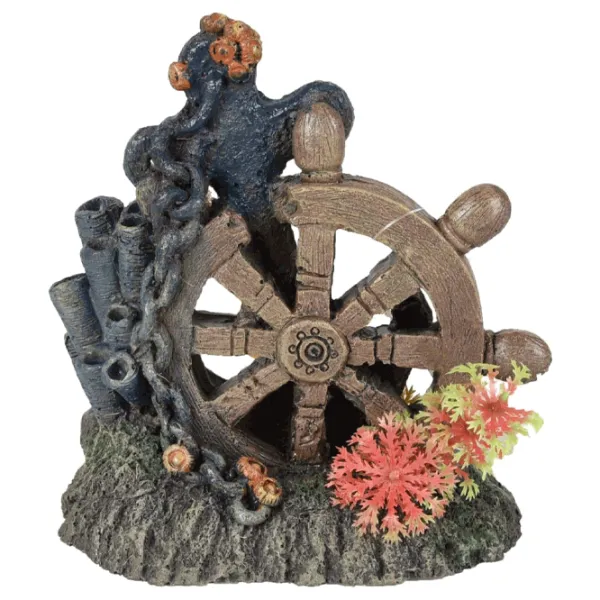 Roată Flamingo MARINA SHIPS WHEEL+ANCHOR Cantitatea în set - 1 photo 1 Roată Flamingo MARINA SHIPS WHEEL+ANCHOR Cantitatea în set - 1 photo 1