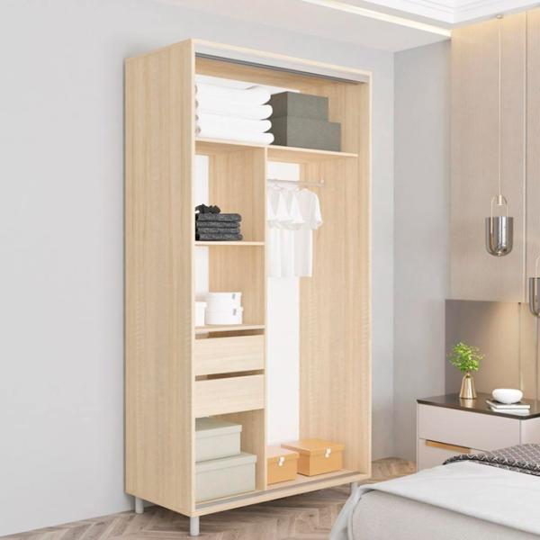 Шкаф Mobildor-Lux ARON S 160 x 60см x 210 / ЛДСП / Sonoma photo 2 Шкаф Mobildor-Lux ARON S 160 x 60см x 210 / ЛДСП / Sonoma photo 2
