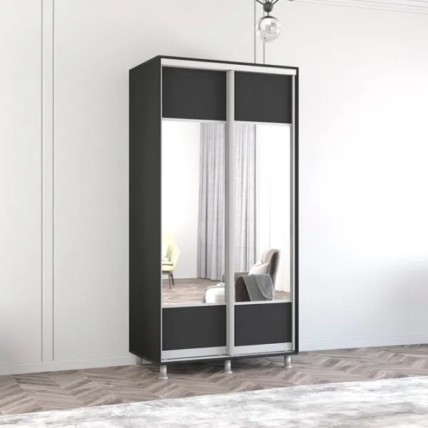 Dulap Mobildor-Lux ARON P K1 110 x 60 x 210 / PAL / Antracit photo 3