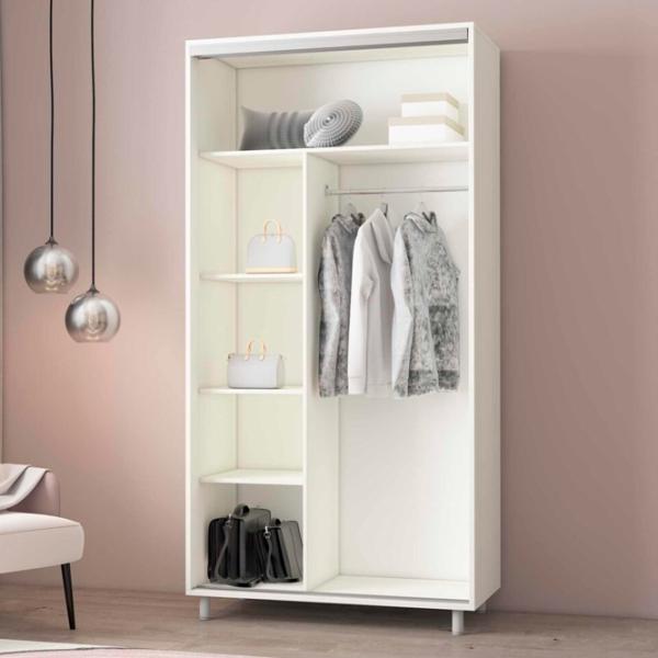 Шкаф Mobildor-Lux ARON P K1 170 x 60см x 220 / ЛДСП / Antracit photo 3