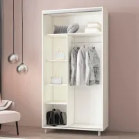 Dulap Mobildor-Lux ARON P K1 130 x 60 x 240 / PAL / Antracit photo 2