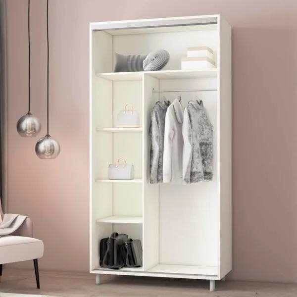 Шкаф Mobildor-Lux ARON P K1 150 x 60см x 240 / ЛДСП / Antracit photo 2