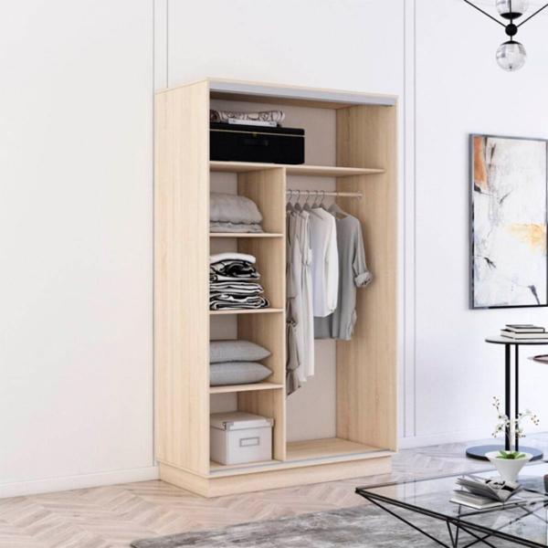 Dulap Mobildor-Lux Fox 120 x 60 x 200 / PAL / Stejar Sonoma photo 2