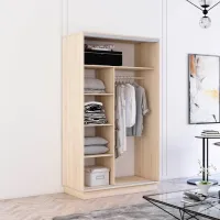 Dulap Mobildor-Lux Fox 160 x 60 x 200 / PAL / Stejar Sonoma photo 2