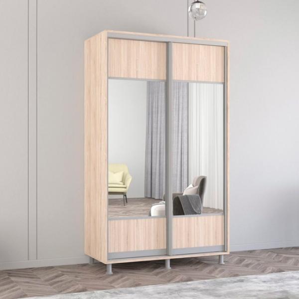 Шкаф Mobildor-Lux ARON P K1 140 x 60см x 210 / ЛДСП / Sonoma photo 3