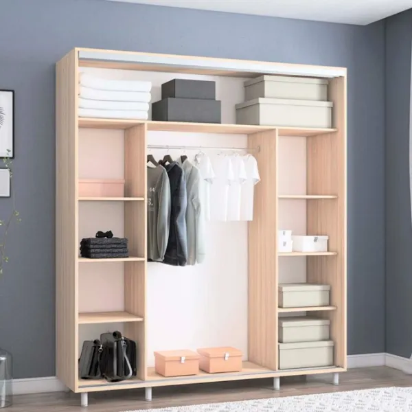 Dulap Mobildor-Lux ARON P K1 200 x 60 x 210 / PAL / Sonoma photo 3