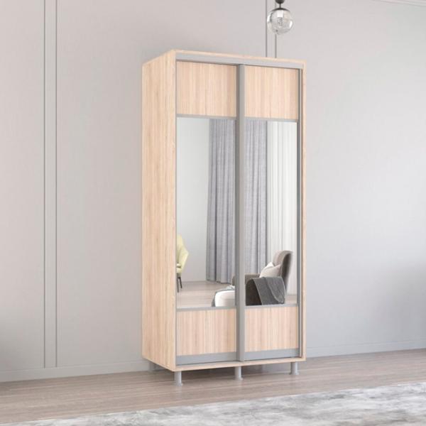 Шкаф Mobildor-Lux ARON P K1 100 x 60см x 230 / ЛДСП / Sonoma photo 2