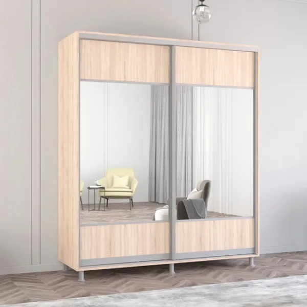 Dulap Mobildor-Lux ARON P K1 190 x 60 x 230 / PAL / Sonoma photo 2