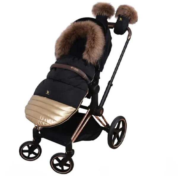 Husă pentru cărucior Cottonmoose Moose  Poliester / Black photo 2
