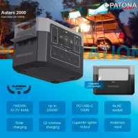 Портативная зарядная станция Patona Autarc 2000 Li-Ion 148 Втч / Черный photo 4