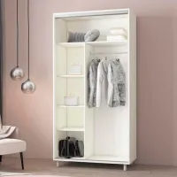 Dulap Mobildor-Lux ARON P K1 100 x 60 x 200 / PAL / Alb photo 3