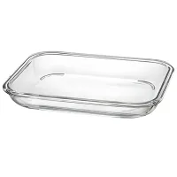 Vas de servire Bormioli Rocco 25054 Dreptunghiulară / Sticlă