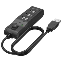 Адаптер Hama 200118 USB Type-A / Черный photo 2