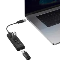 Адаптер Hama 200118 USB Type-A / Черный photo 3