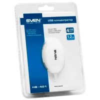 Adaptor Sven HB-401 USB Type-A / White photo 4