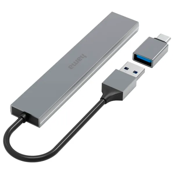 Адаптер Hama 200141 USB Type-A / Серебряный photo 3