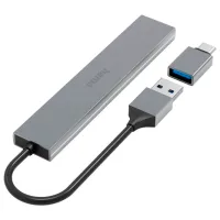 Адаптер Hama 200141 USB Type-A / Серебряный photo 3