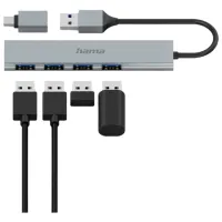 Адаптер Hama 200141 USB Type-A / Серебряный photo 4