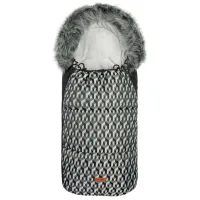 Чехол для детской коляски Sensillo Olaf Romper Cubes Флис / Серый