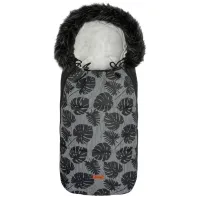 Чехол для детской коляски Sensillo Olaf Romper Monstera Флис / Серый