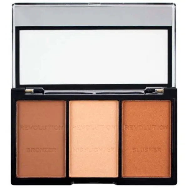 Бронзатор Revolution Ultra Brightening Contour Kit Коричневый / C04 photo 1