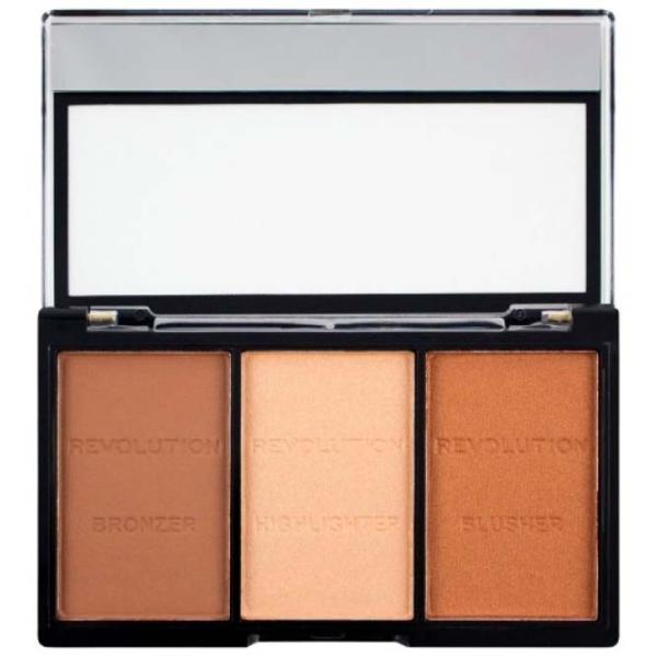 Бронзатор Revolution Ultra Brightening Contour Kit Коричневый / C04 photo 1