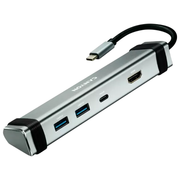 Adaptor Canyon DS-4 USB Type-C / Silver photo 3