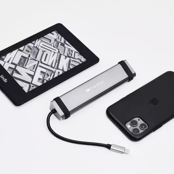 Adaptor Canyon DS-4 USB Type-C / Silver photo 4