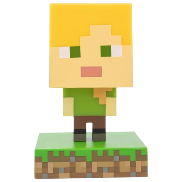 Настольная лампа фан Paladone Minecraft Alex Icon Light V3 Разноцветный photo 1