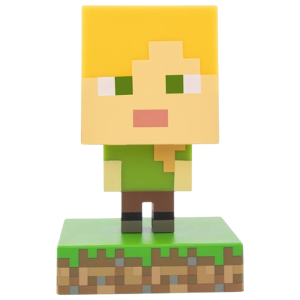 Настольная лампа фан Paladone Minecraft Alex Icon Light V3 Разноцветный photo 1