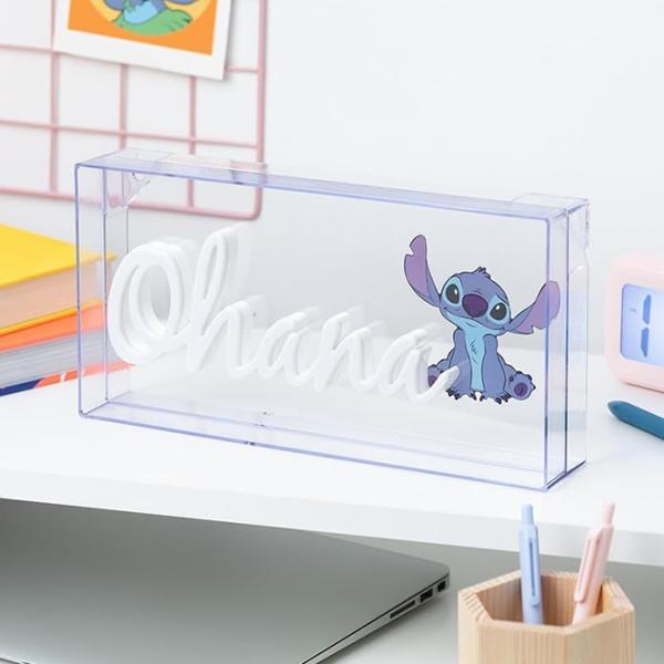 Lampă de noapte Paladone Stitch Ohana Transparent photo 2 Lampă de noapte Paladone Stitch Ohana Transparent photo 2