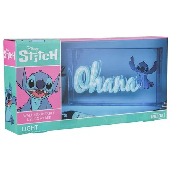 Lampă de noapte Paladone Stitch Ohana Transparent photo 3 Lampă de noapte Paladone Stitch Ohana Transparent photo 3