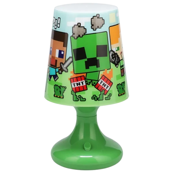 Настольная лампа фан Paladone Minecraft Table Разноцветный photo 1