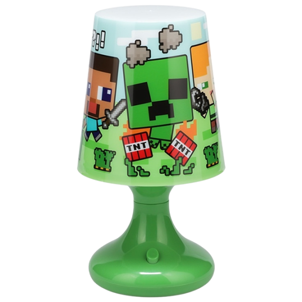 Настольная лампа фан Paladone Minecraft Table Разноцветный photo 1