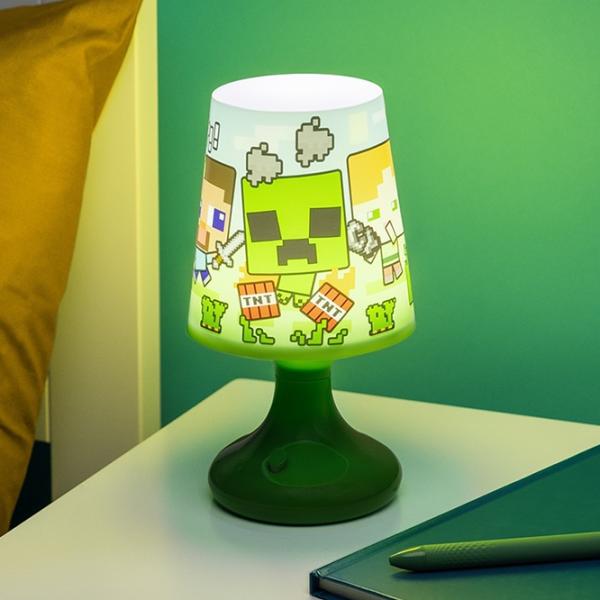 Настольная лампа фан Paladone Minecraft Table Разноцветный photo 3