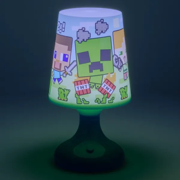 Настольная лампа фан Paladone Minecraft Table Разноцветный photo 4
