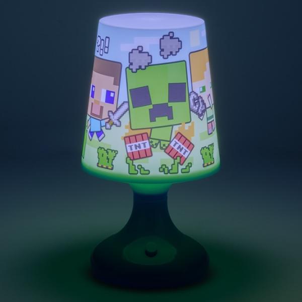 Настольная лампа фан Paladone Minecraft Table Разноцветный photo 4