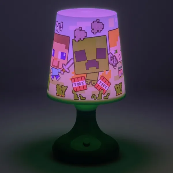 Настольная лампа фан Paladone Minecraft Table Разноцветный photo 6