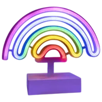 Настольная лампа фан Paladone Rainbow Белый