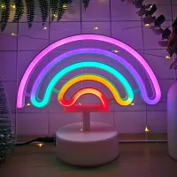 Lampă de masă fan Paladone Rainbow White photo 3