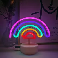 Lampă de masă fan Paladone Rainbow White photo 5