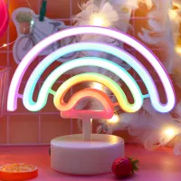 Lampă de masă fan Paladone Rainbow White photo 6