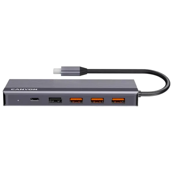 Adaptor Canyon DS-16 USB Type-C / Silver photo 1