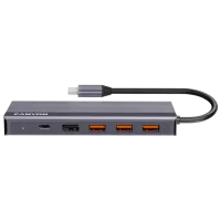 Адаптер Canyon DS-16 USB Type-C / Серебряный