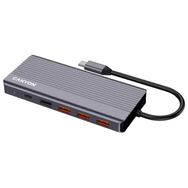 Adaptor Canyon DS-16 USB Type-C / Silver photo 2