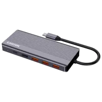 Adaptor Canyon DS-16 USB Type-C / Silver photo 2